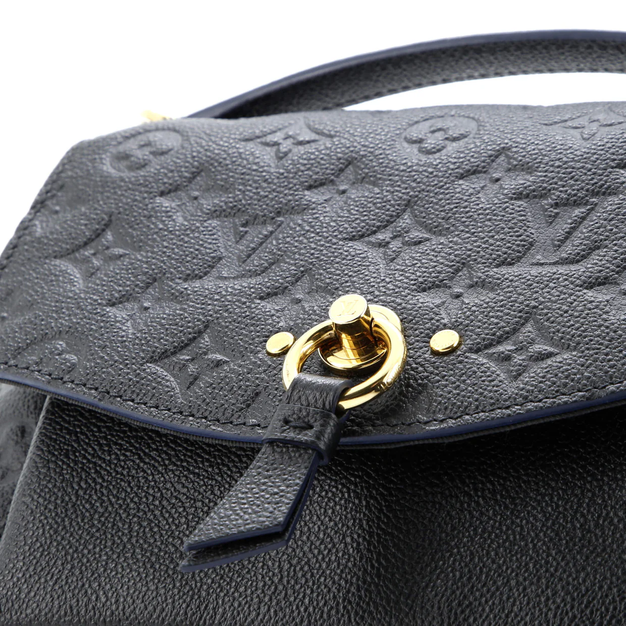 Blanche Handbag Monogram Empreinte Leather BB - Deep Luxury