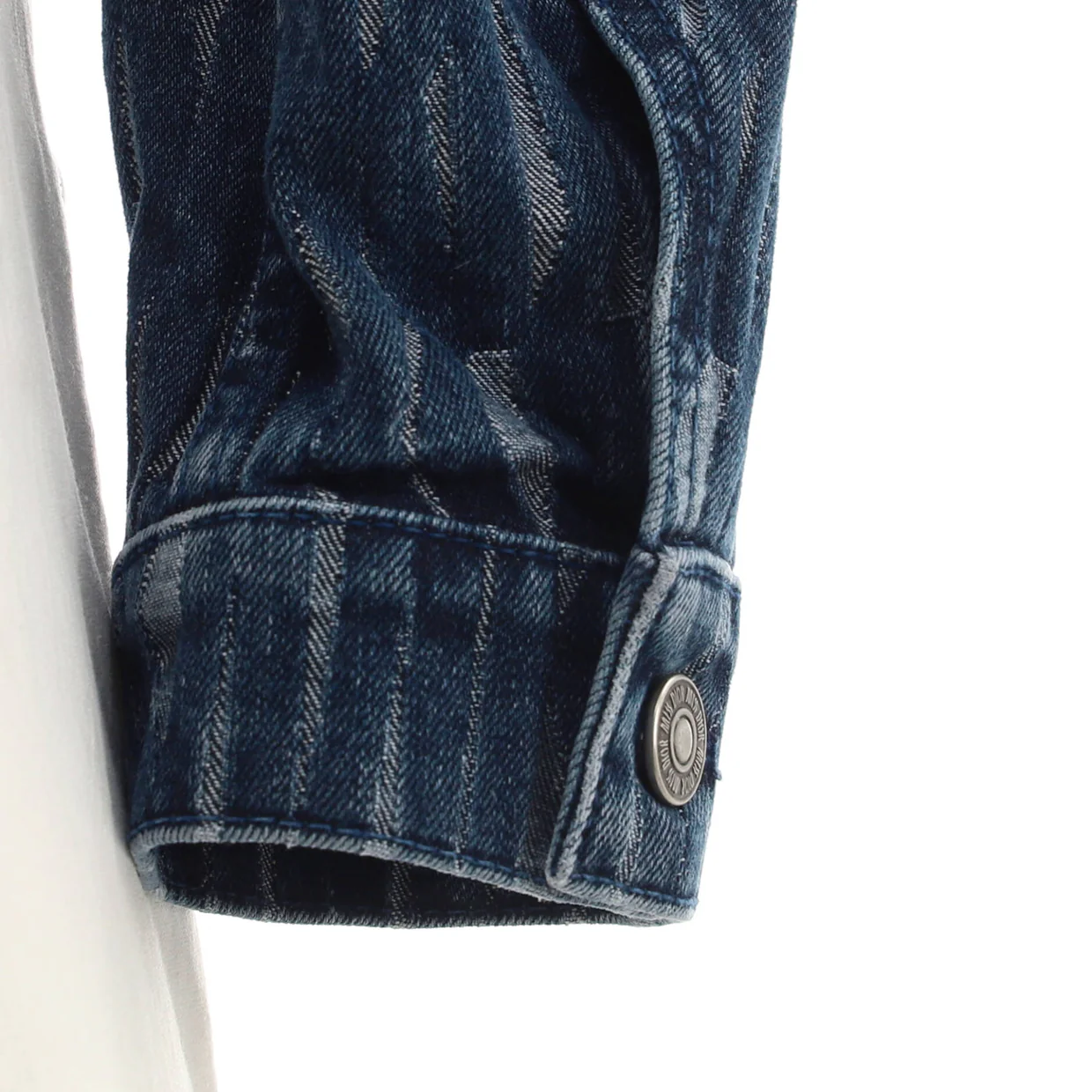 Women's Miss Dior Button Up Jacket Printed Denim - Deep Luxury