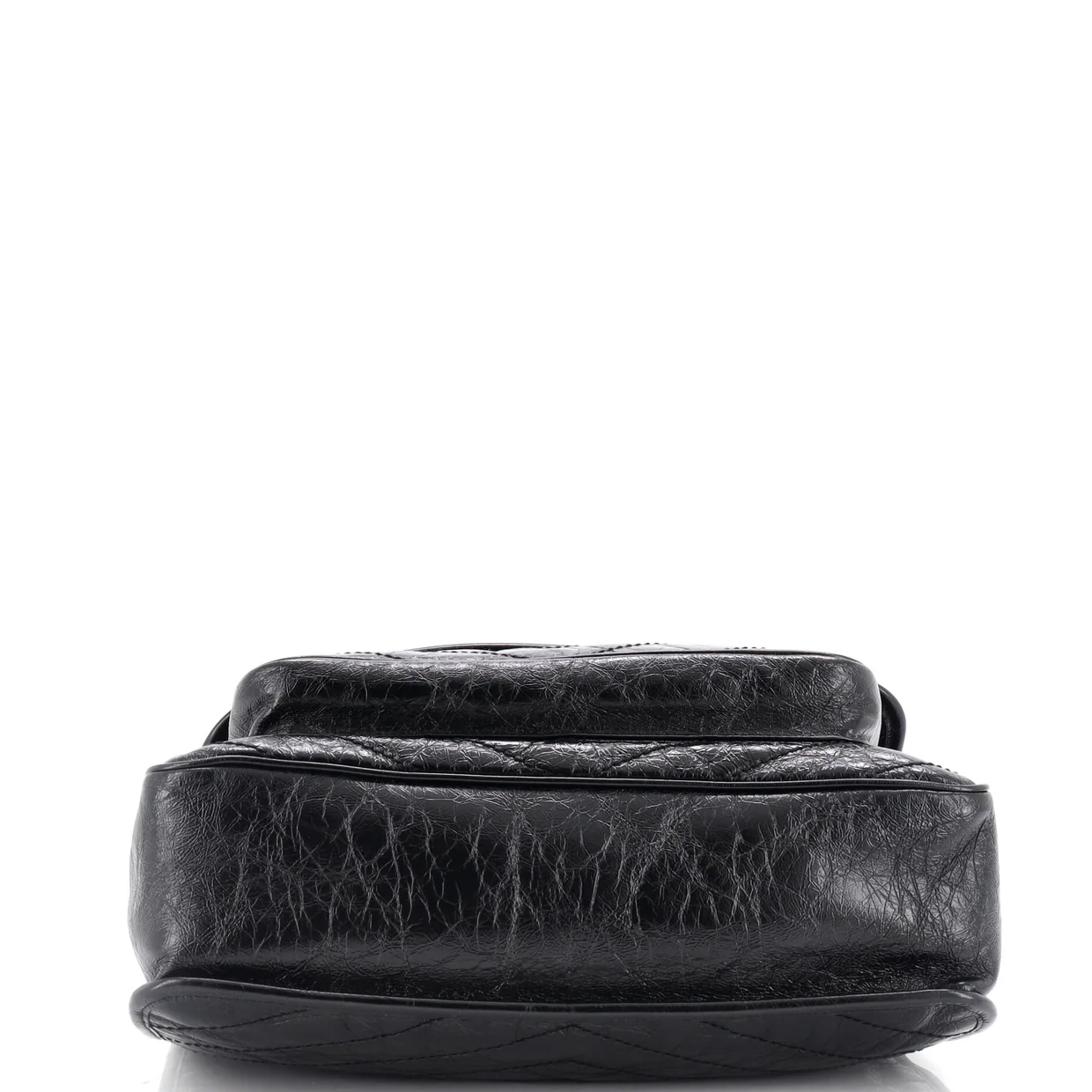 Niki Chain Flap Bag Matelasse Chevron Leather Large - Deep Luxury