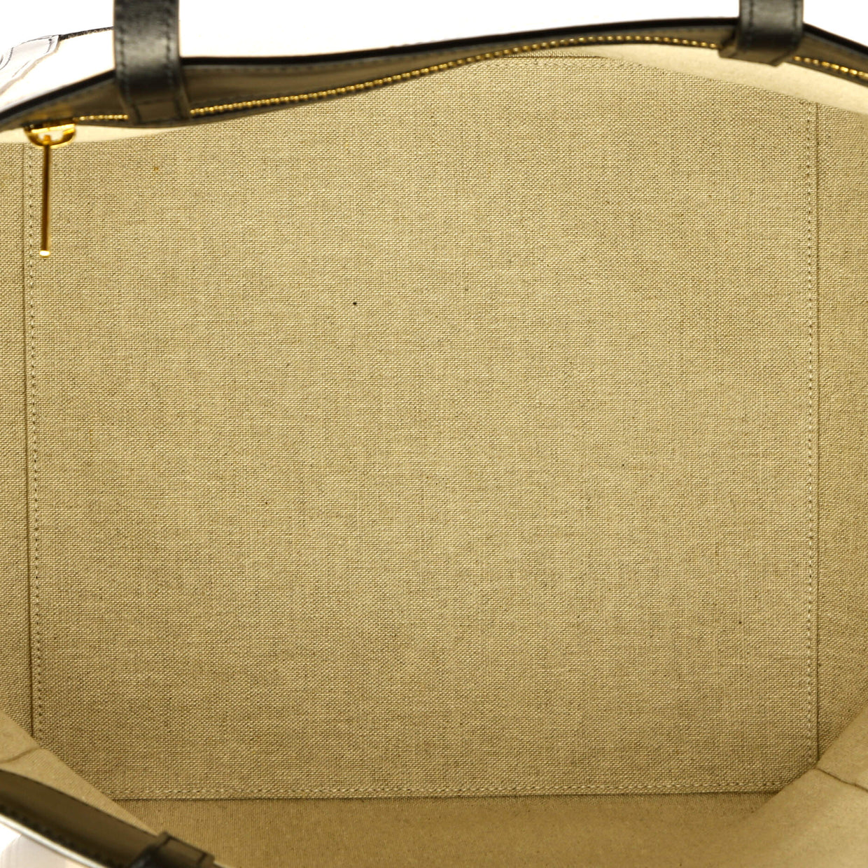 Vertical Square Cabas Tote Canvas with Leather Large - Deep Luxury