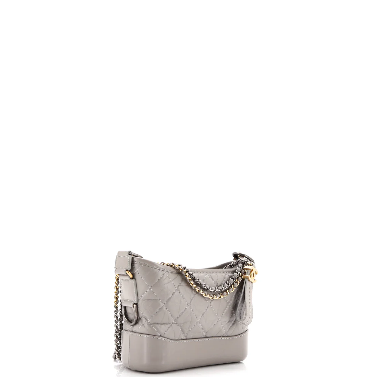 Gabrielle Hobo Quilted Aged Calfskin Small - Deep Luxury