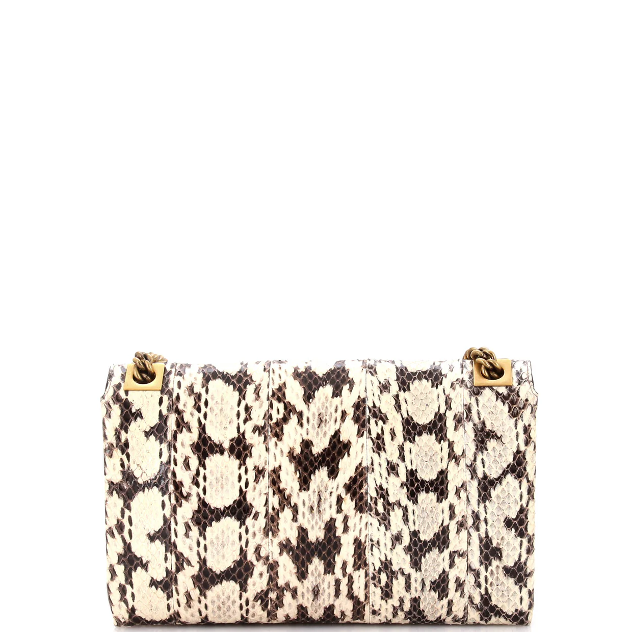 Osiride Shoulder Bag Embellished Snakeskin Medium - Deep Luxury