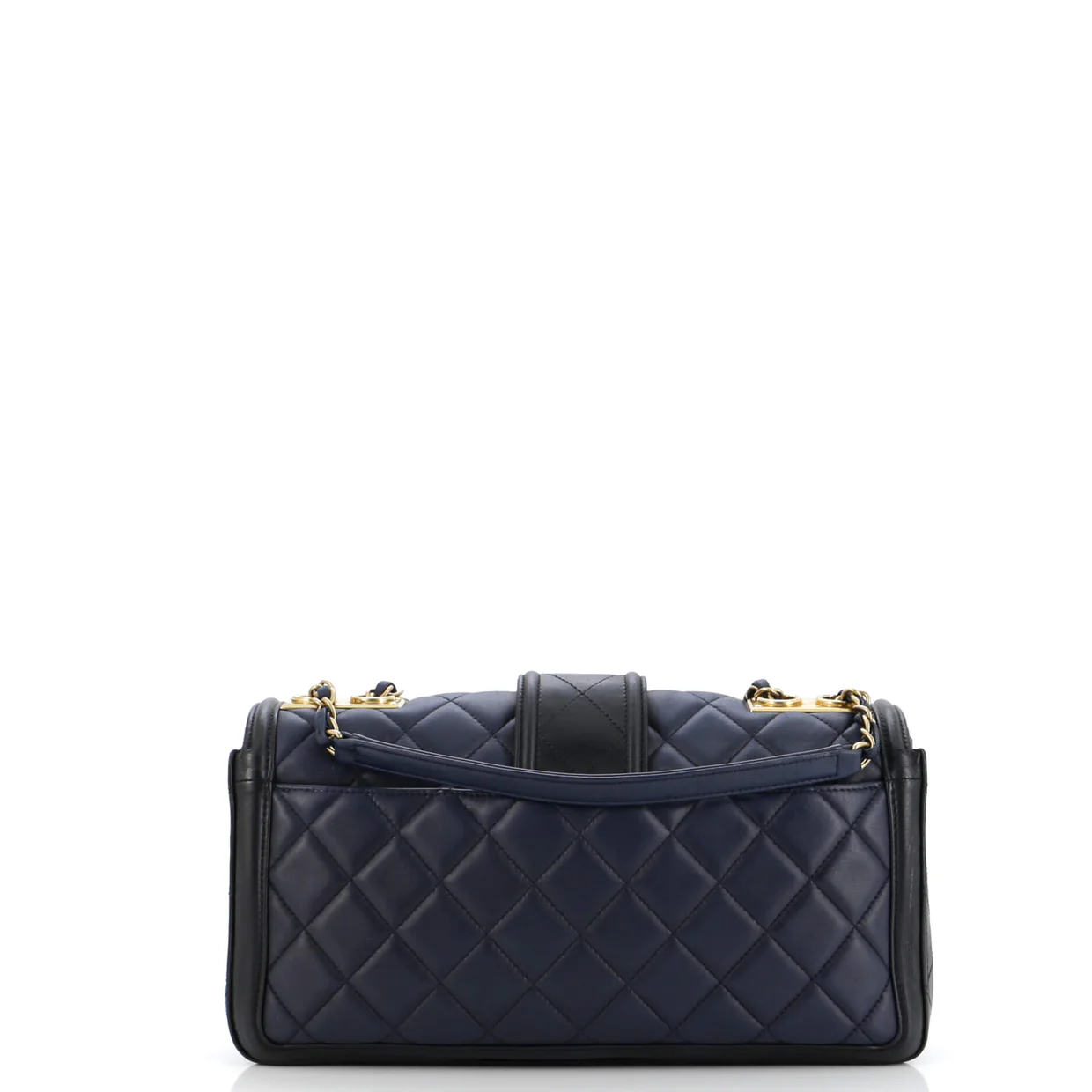 Elegant CC Flap Bag Quilted Lambskin Jumbo - Deep Luxury
