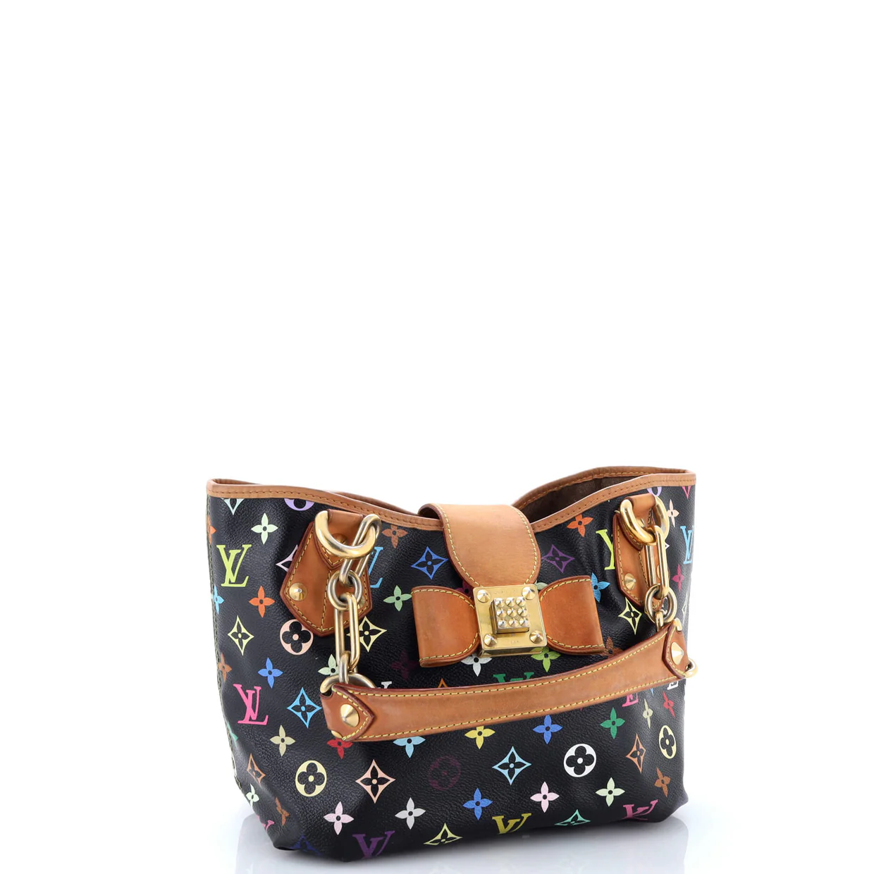 Annie Handbag Monogram Multicolor MM - Deep Luxury