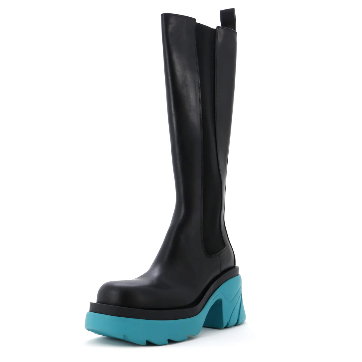 Women's The Flash Knee High Chelsea Boots Leather - Deep Luxury