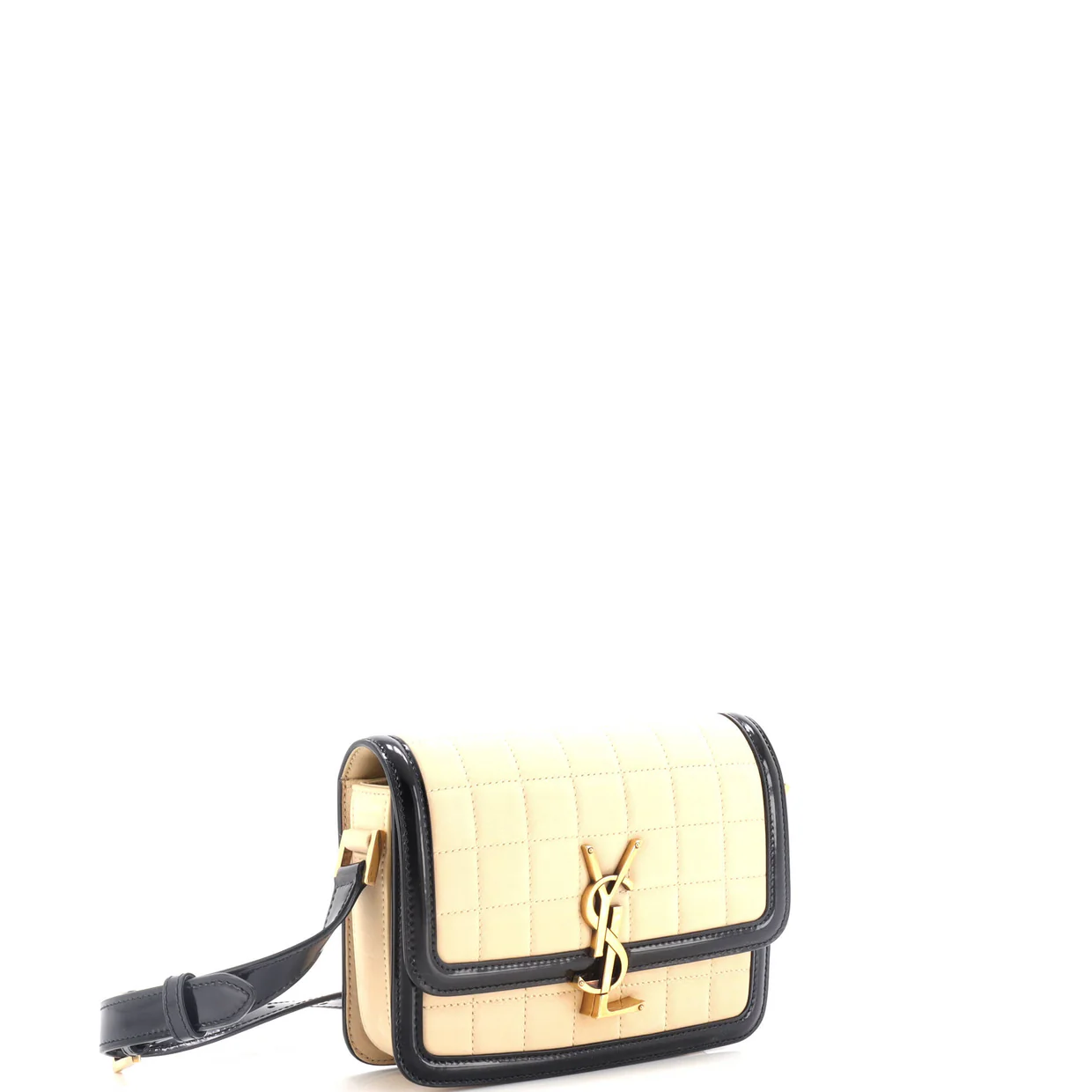 Solferino Bag Quilted Suede Small - Deep Luxury