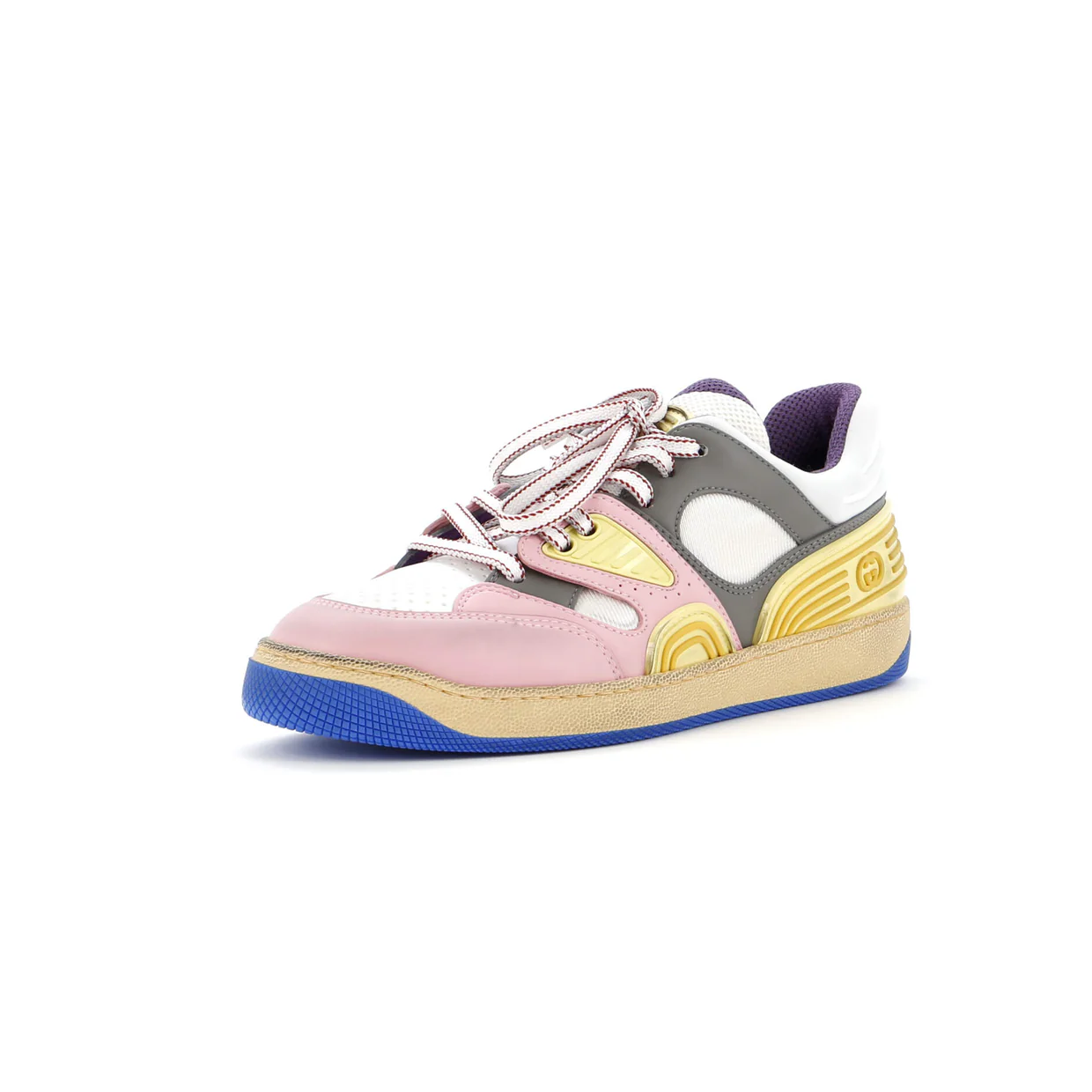 Basket Low-Top Sneakers Demetra with Fabric - Deep Luxury