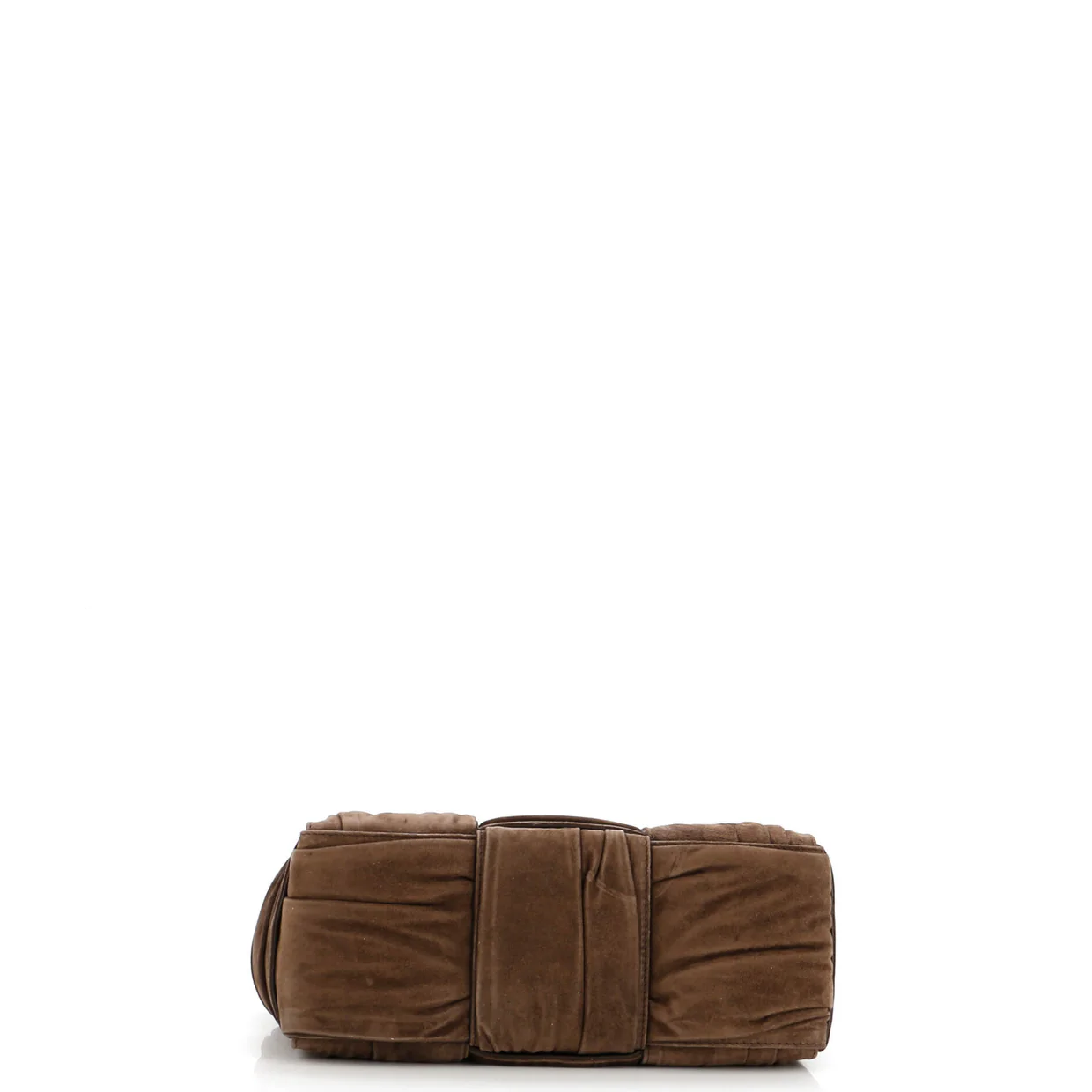 Arco Tote Maxi Intrecciato Plisse Suede Small - Deep Luxury