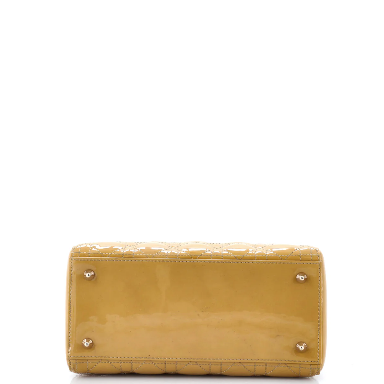 Lady Dior Bag Cannage Quilt Patent Medium - Deep Luxury