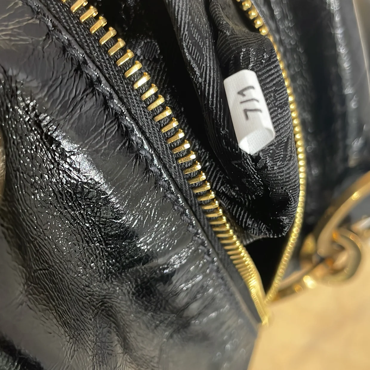 Dangle Top Handle Bag Leather Mini - Deep Luxury