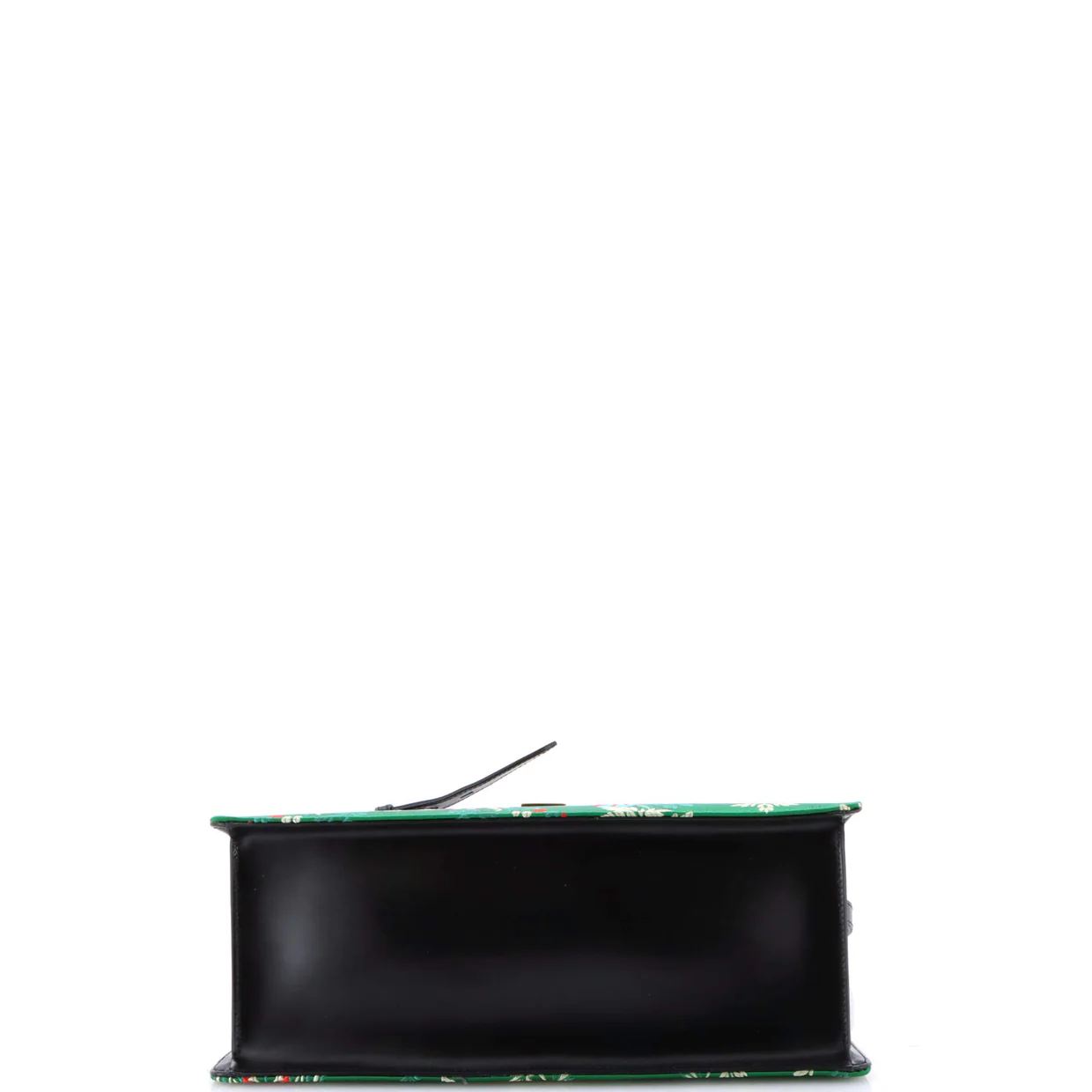 Sylvie Top Handle Bag Floral Jacquard Medium - Deep Luxury