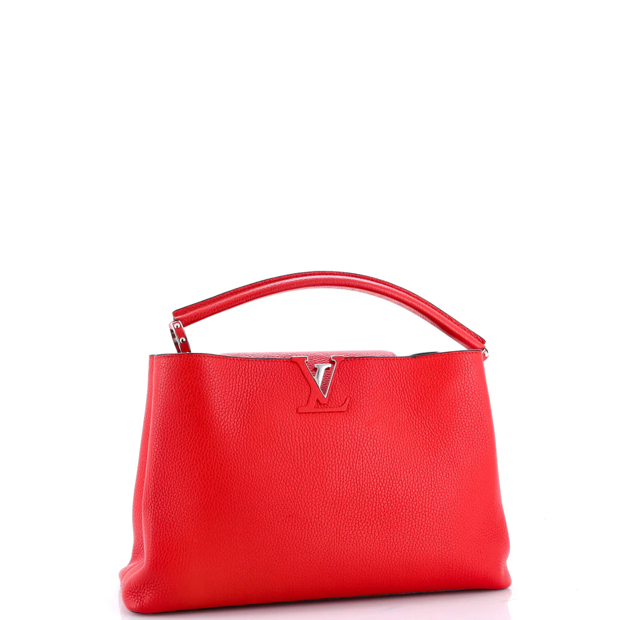 Capucines Bag Leather MM - Deep Luxury