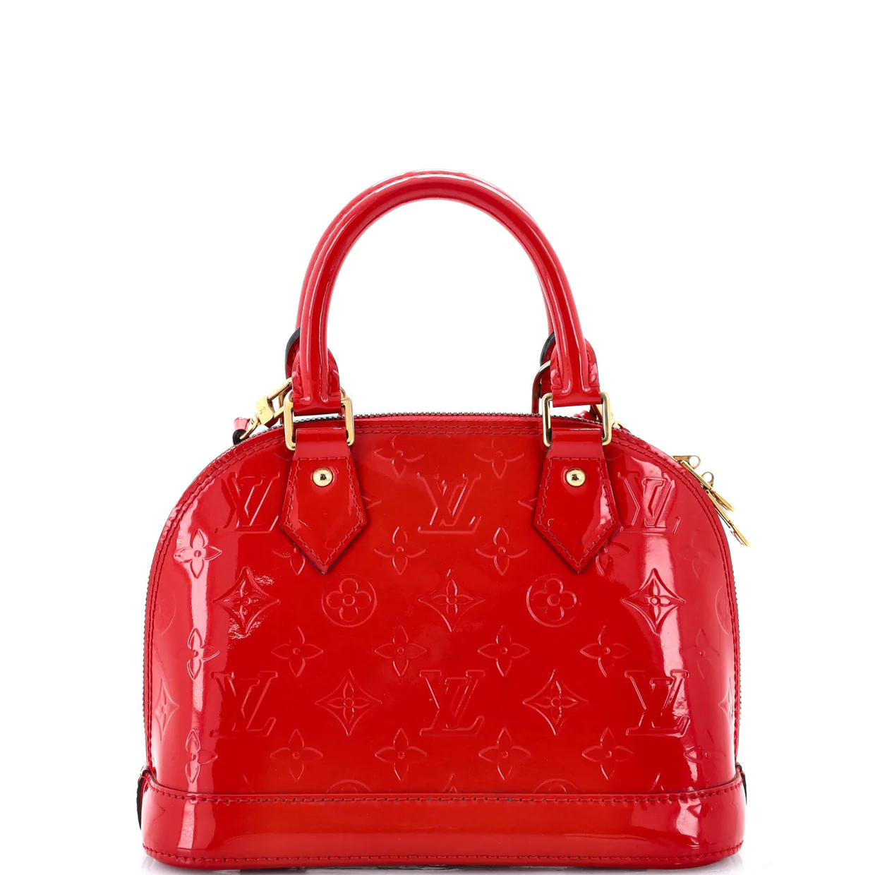 Alma Handbag Monogram Vernis BB - Deep Luxury