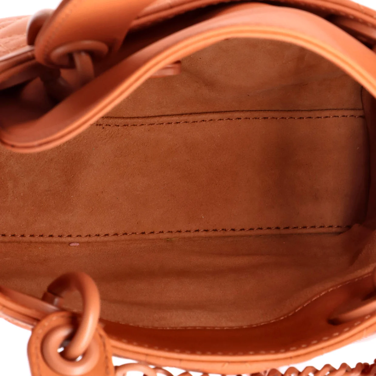 Ultra Matte Lady Dior Chain Bag Cannage Quilt Calfskin Mini - Deep Luxury