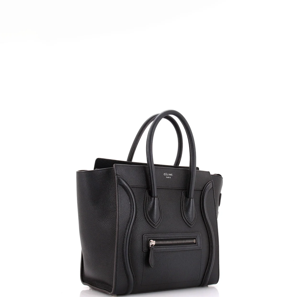 Luggage Bag Grainy Leather Micro - Deep Luxury