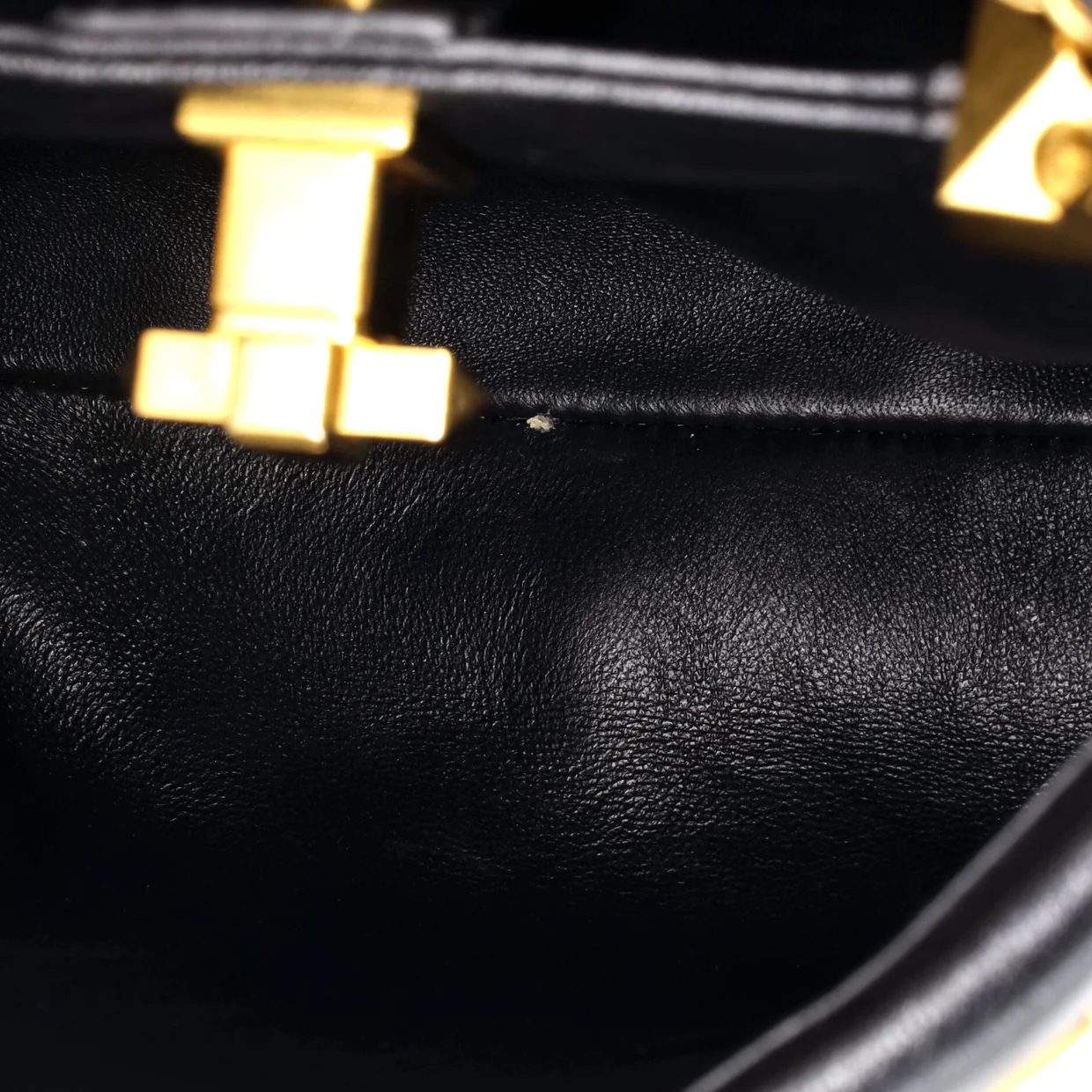 Roman Stud Top Handle Bag Quilted Leather Small - Deep Luxury