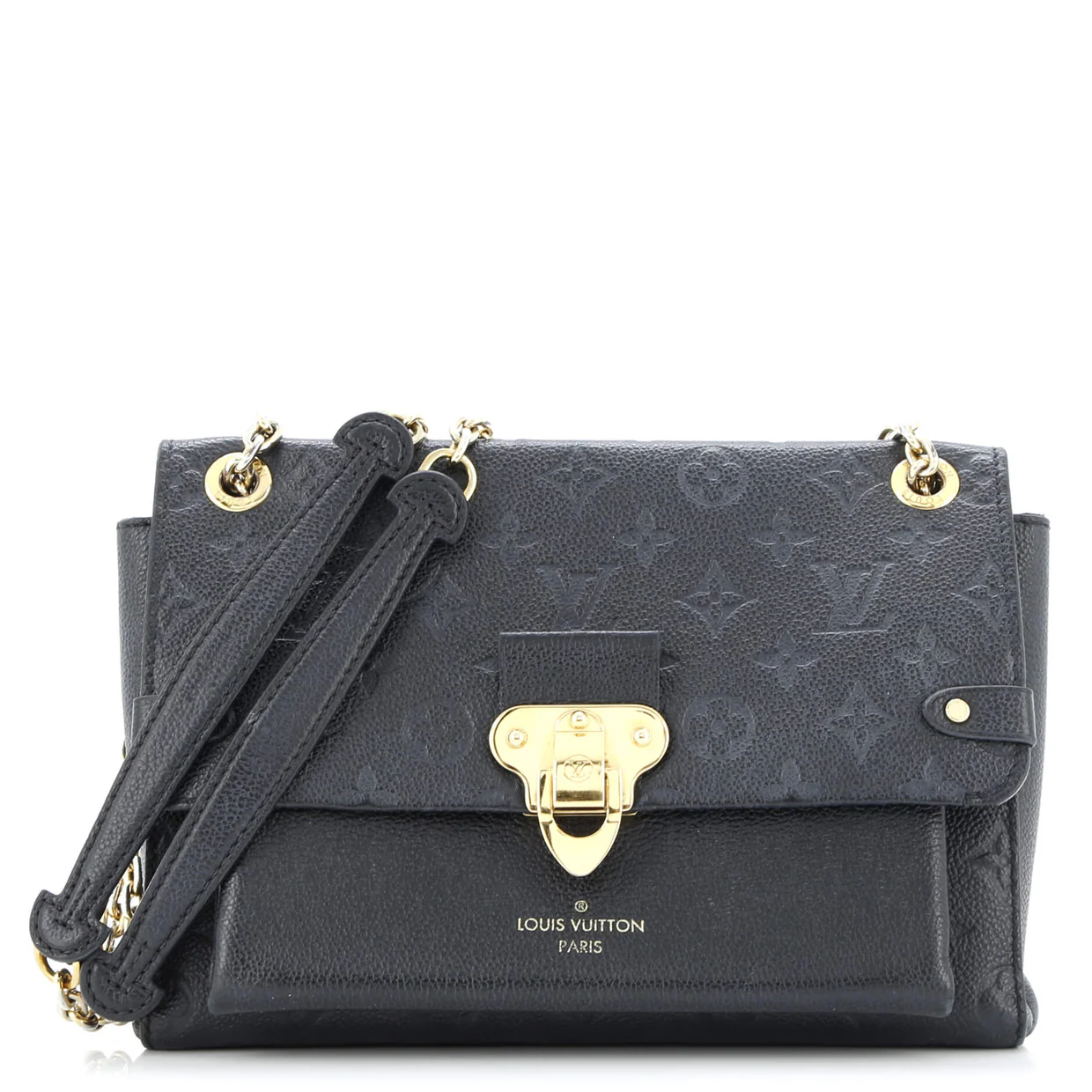 Vavin Handbag Monogram Empreinte Leather MM - Deep Luxury