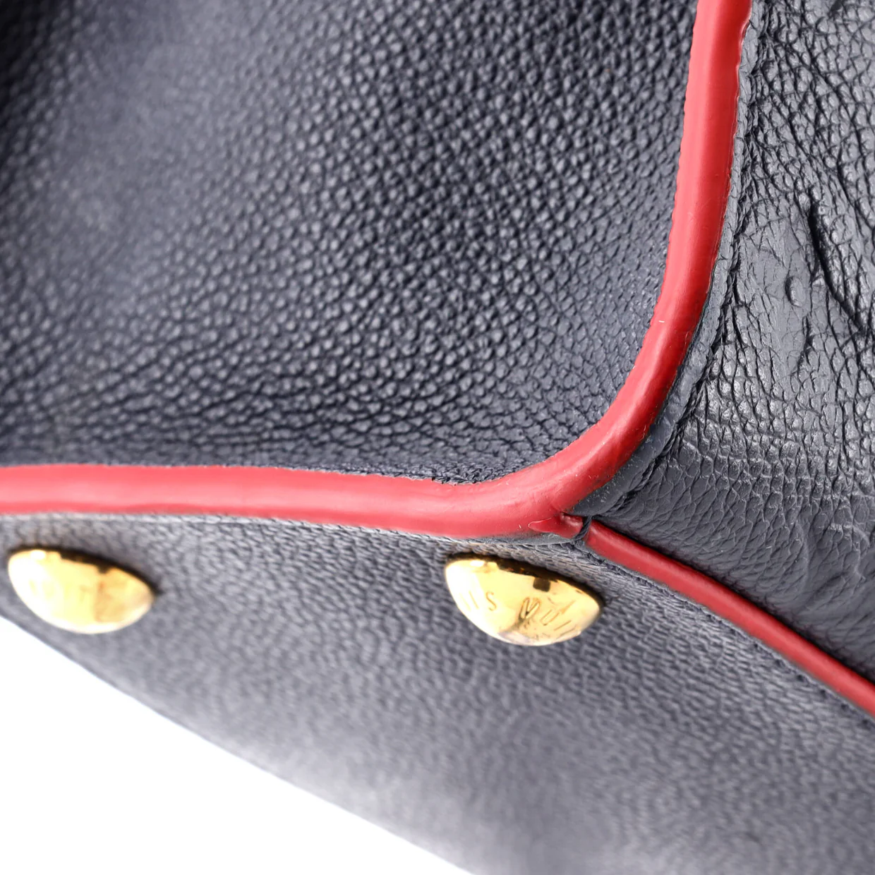 Pont Neuf Handbag Monogram Empreinte Leather MM - Deep Luxury