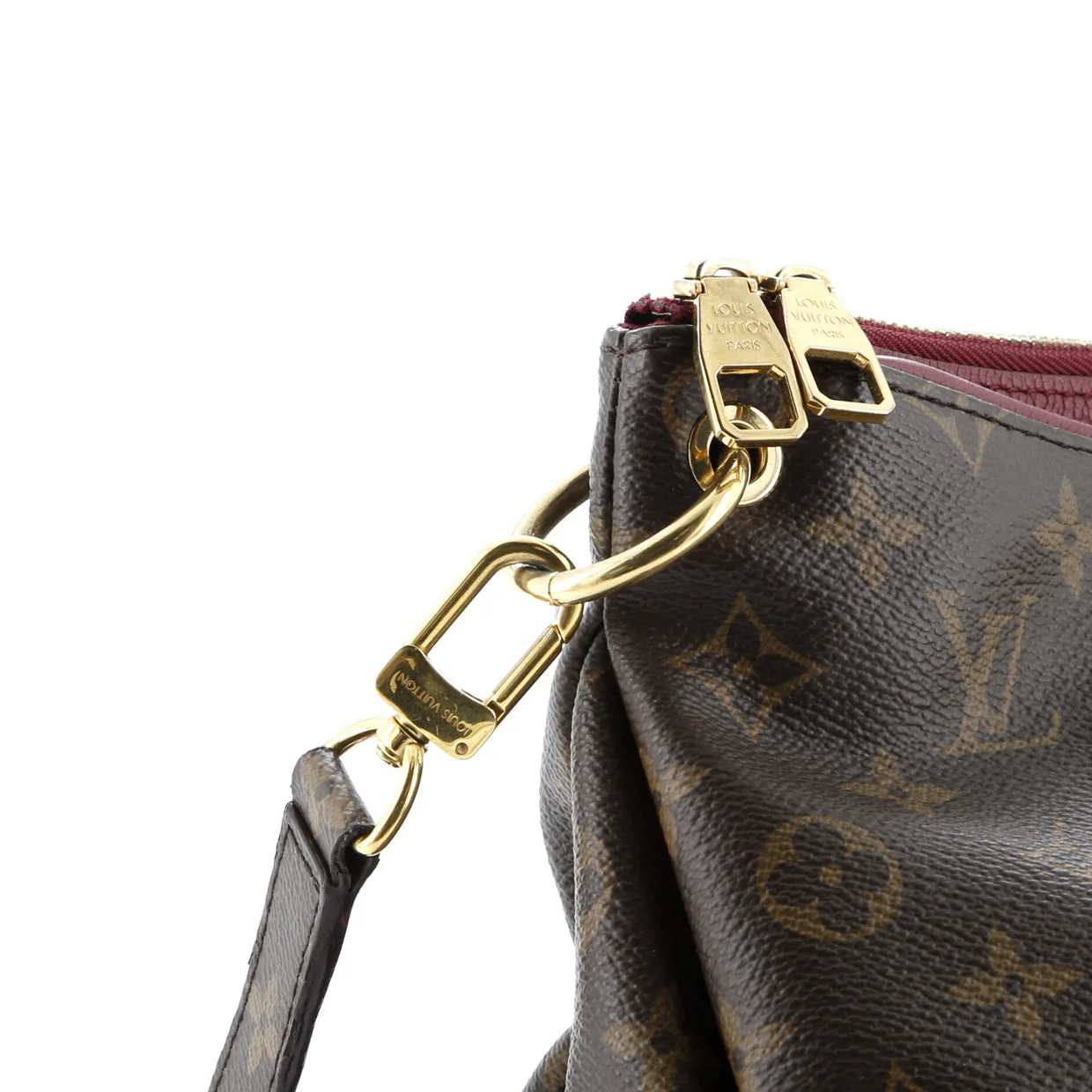 Pallas Tote Monogram Canvas with Leather - Deep Luxury