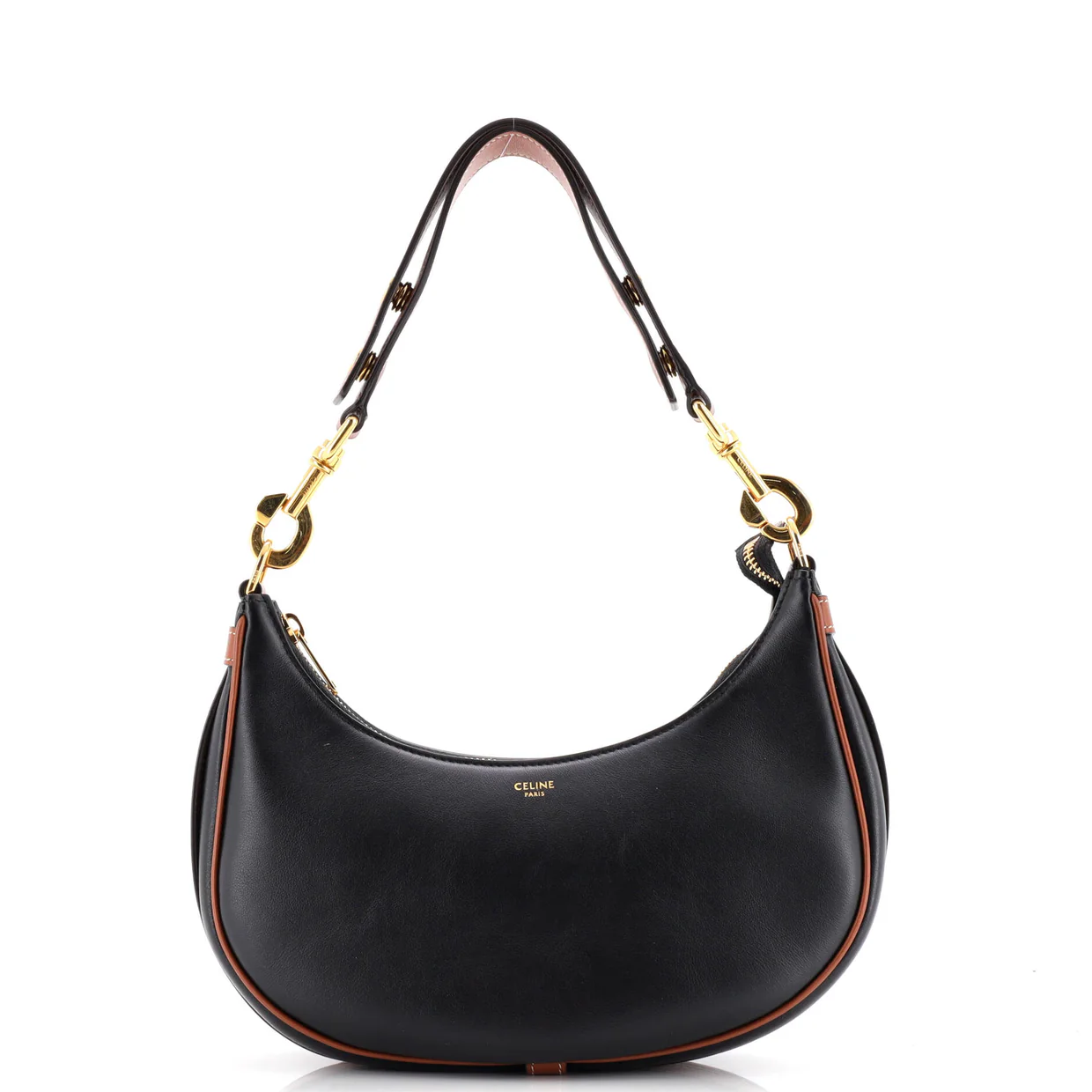 Ava Strap Bag Leather Medium - Deep Luxury