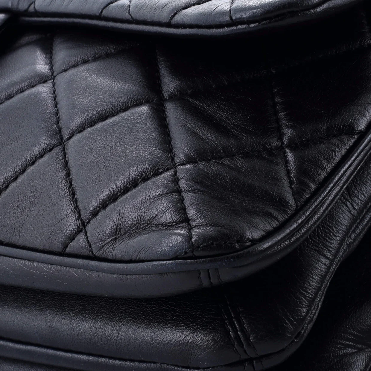 3 Flap Bag NM Quilted Lambskin Jumbo - Deep Luxury