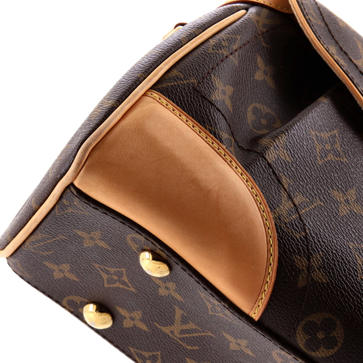 Beverly Handbag Monogram Canvas MM - Deep Luxury