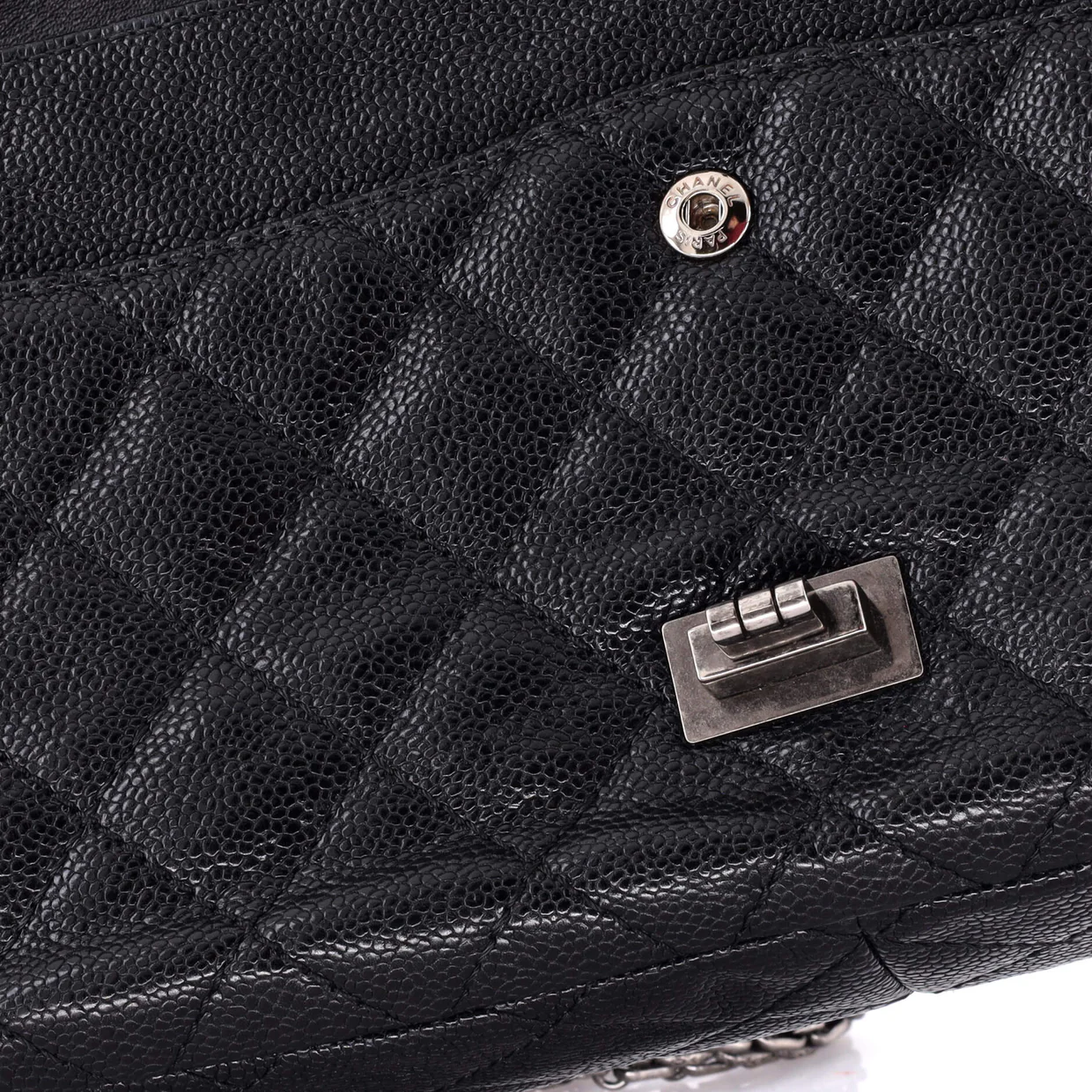 Reissue 2.55 Flap Bag Quilted Caviar 226 - Deep Luxury