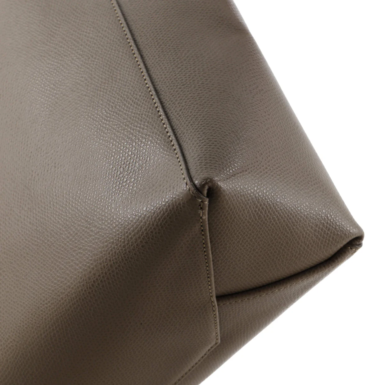 Vertical Cabas Tote Grained Calfskin Small - Deep Luxury