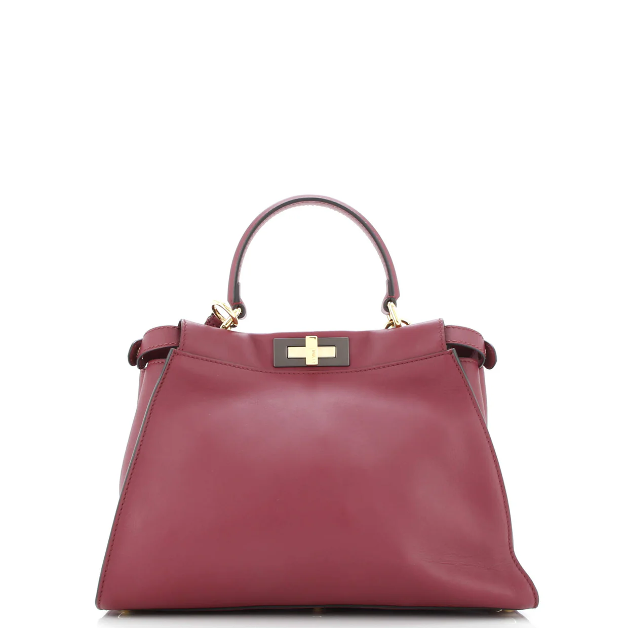 Peekaboo Bag Rigid Leather Regular - Deep Luxury