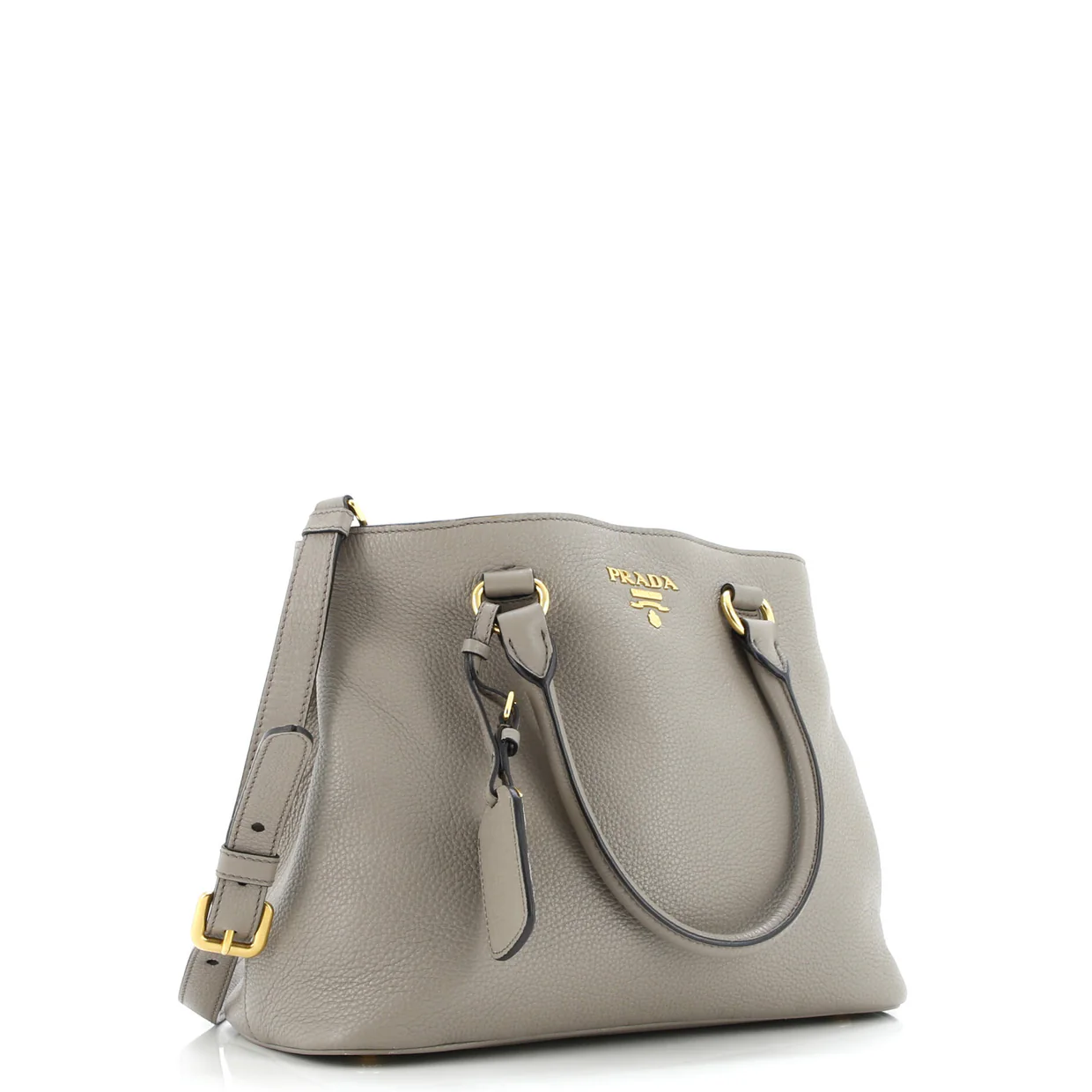 Convertible Open Shopping Tote Vitello Daino Medium - Deep Luxury