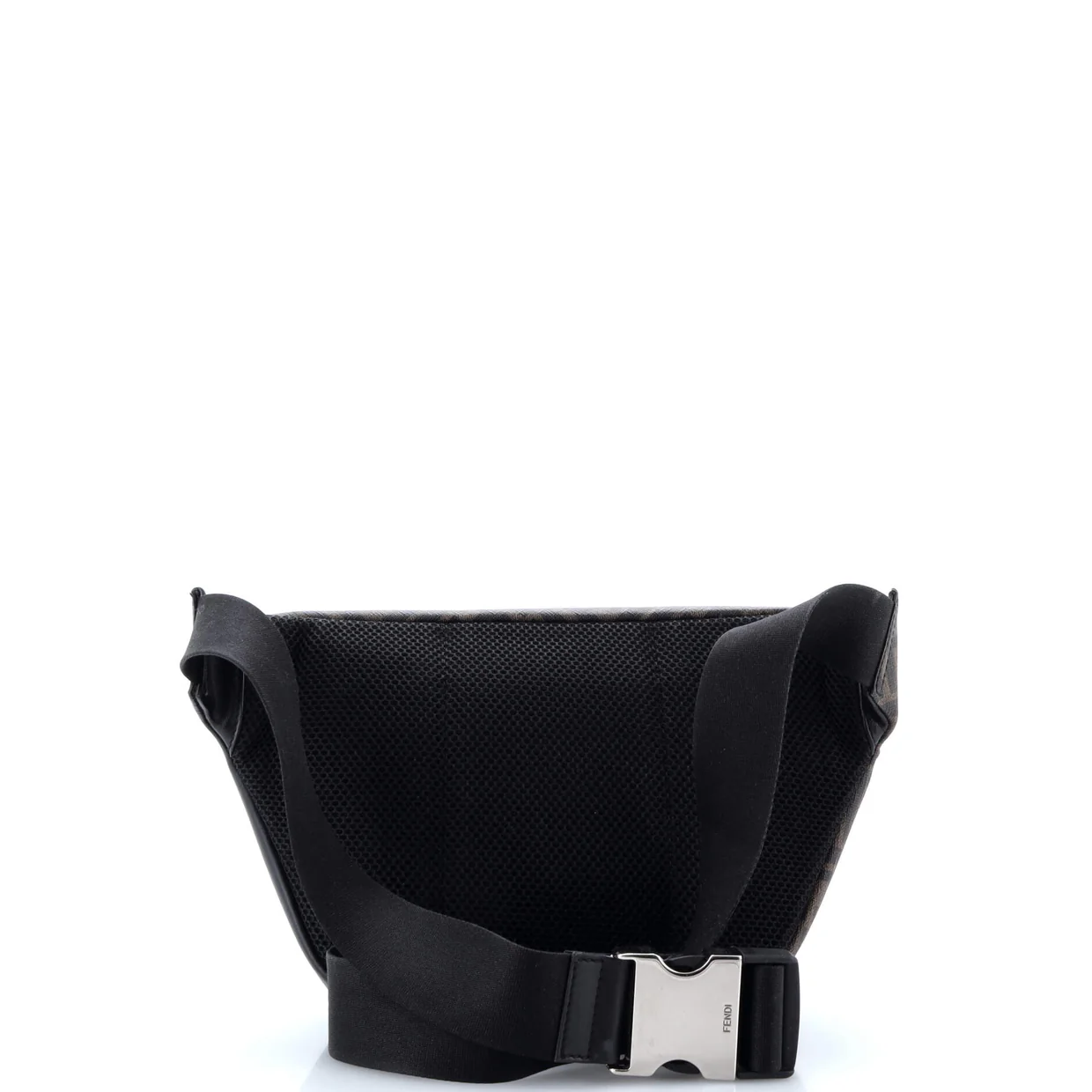 Zip Belt Bag Zucca Coated Canvas and Leather - Deep Luxury