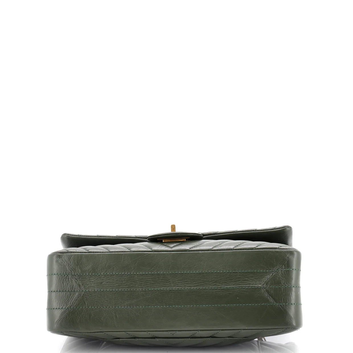 Reissue 2.55 Flap Bag Chevron Aged Calfskin 225 - Deep Luxury