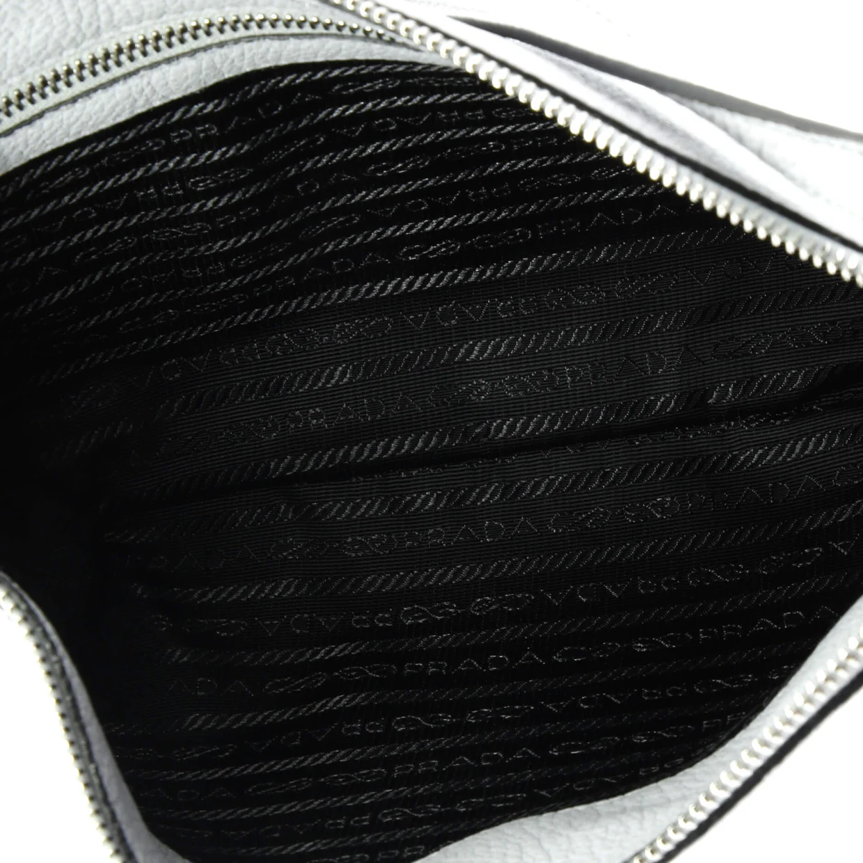 Flat Zip Crossbody Bag Vitello Daino Small - Deep Luxury