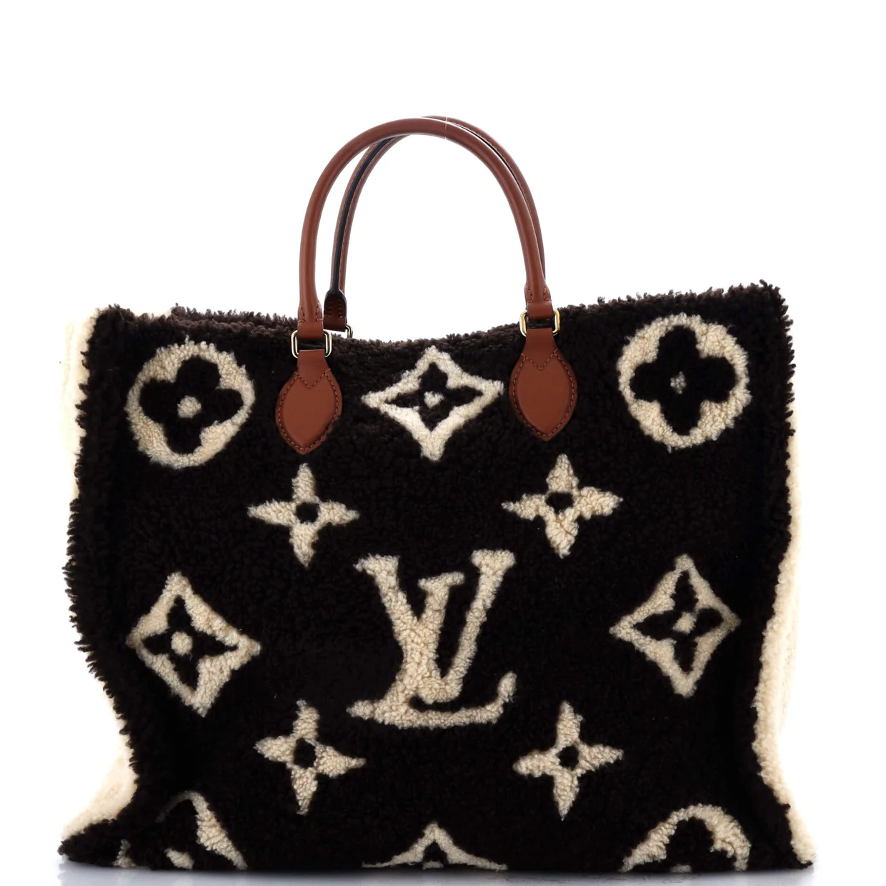 OnTheGo Tote Monogram Giant Teddy Fleece GM - Deep Luxury