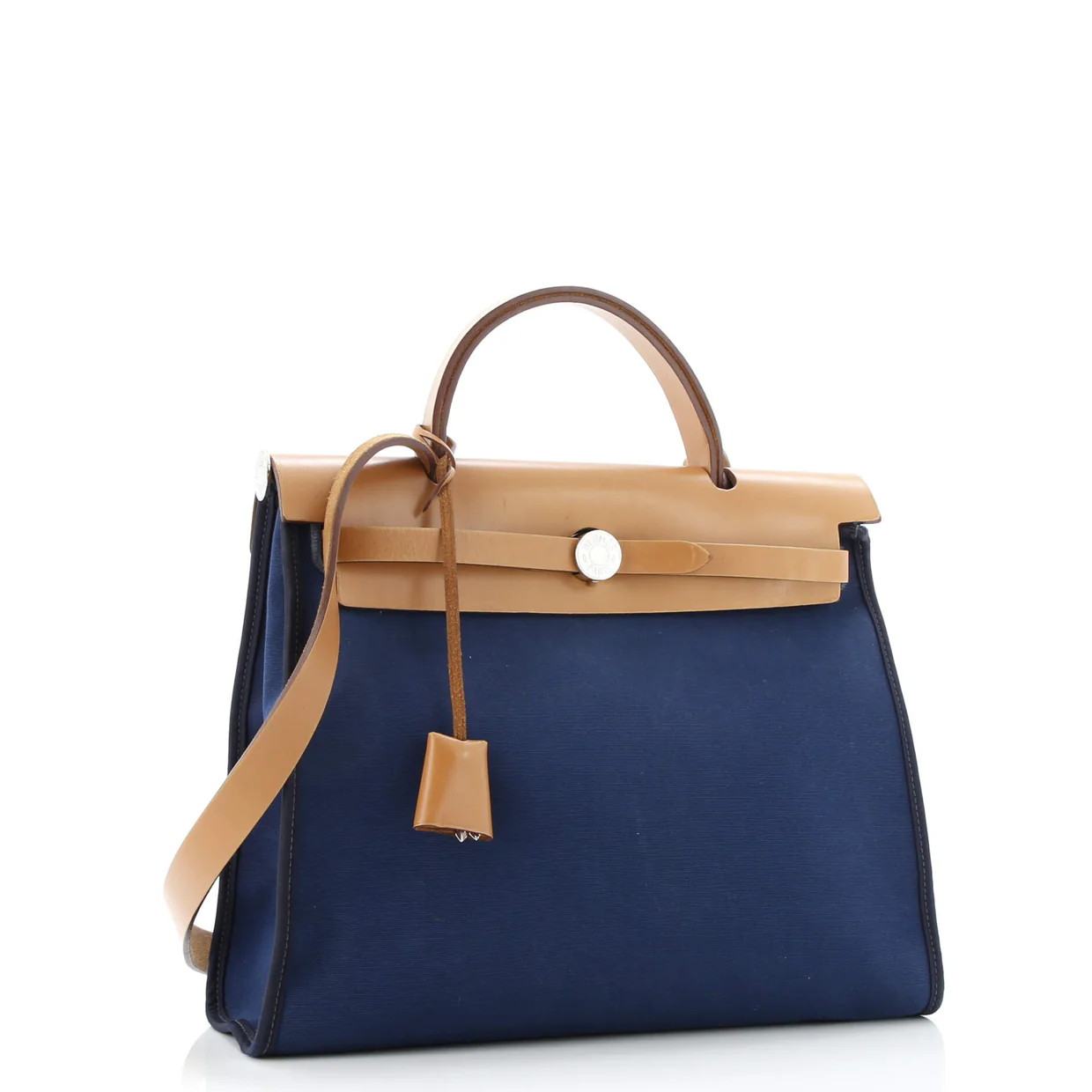 Herbag Zip Leather and Toile 31 - Deep Luxury
