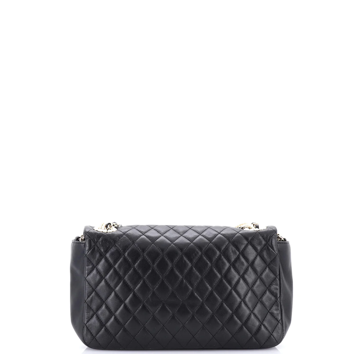 Westminster Pearl Chain Flap Bag Quilted Lambskin Medium - Deep Luxury
