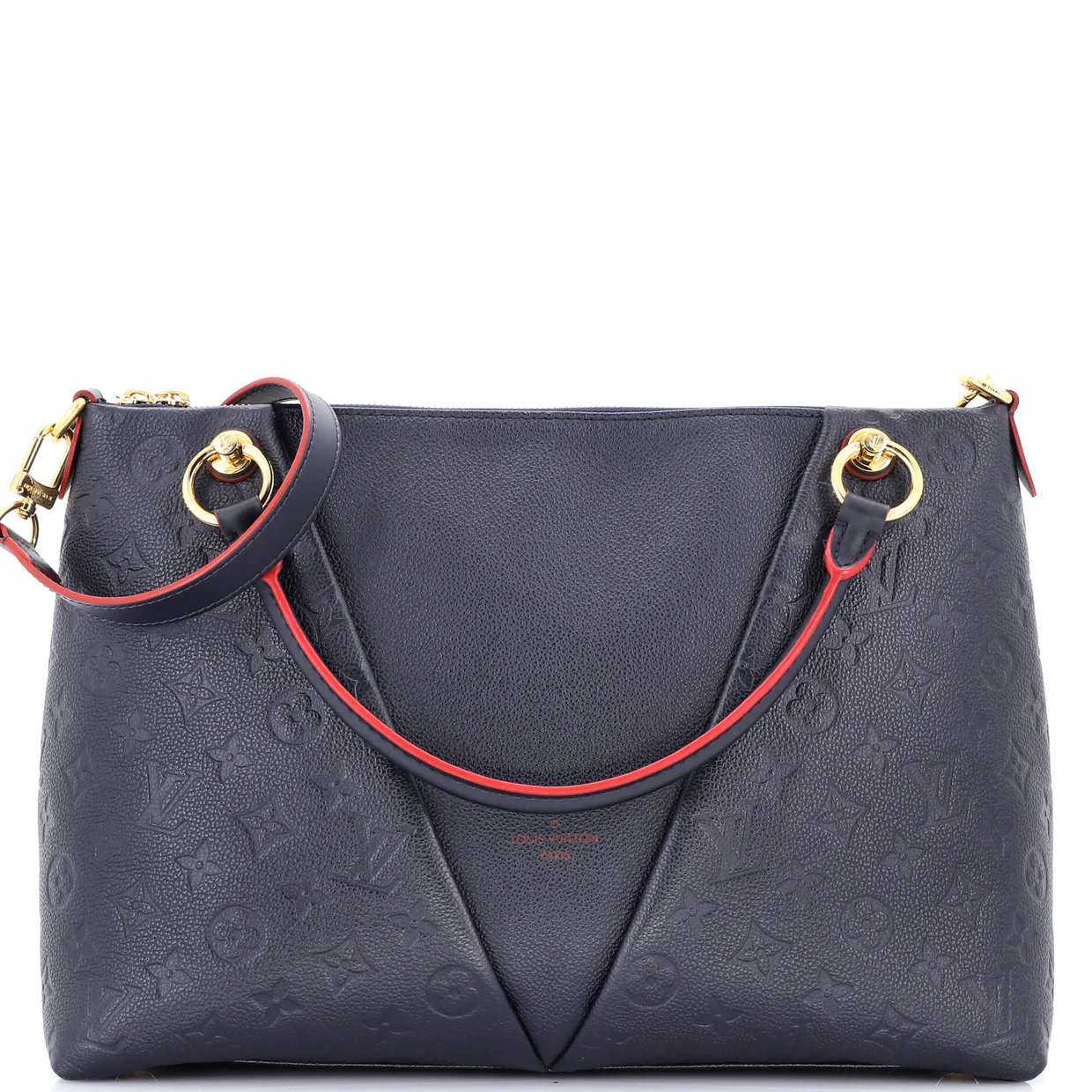 V Tote Monogram Empreinte Leather MM - Deep Luxury