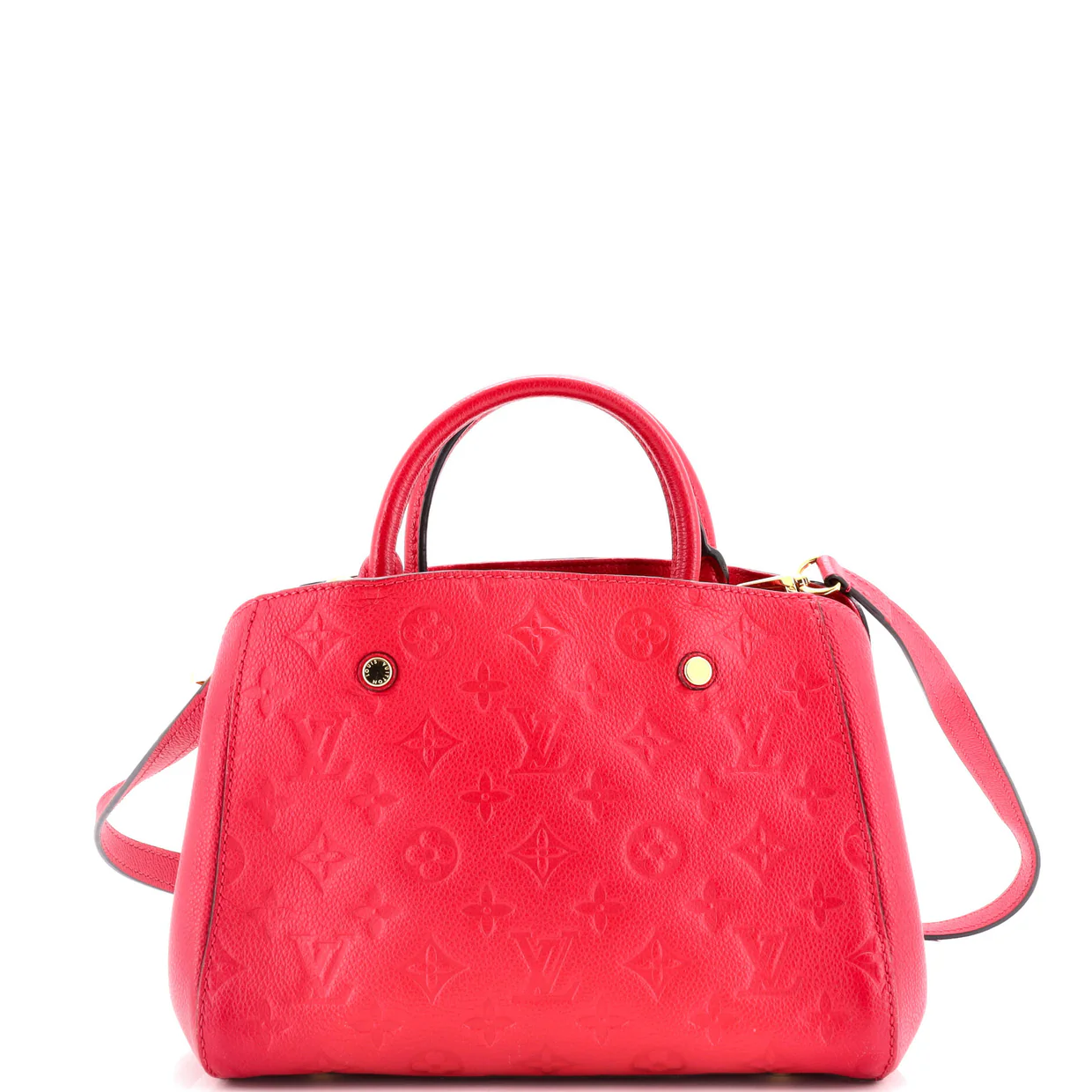 Montaigne Handbag Monogram Empreinte Leather MM - Deep Luxury