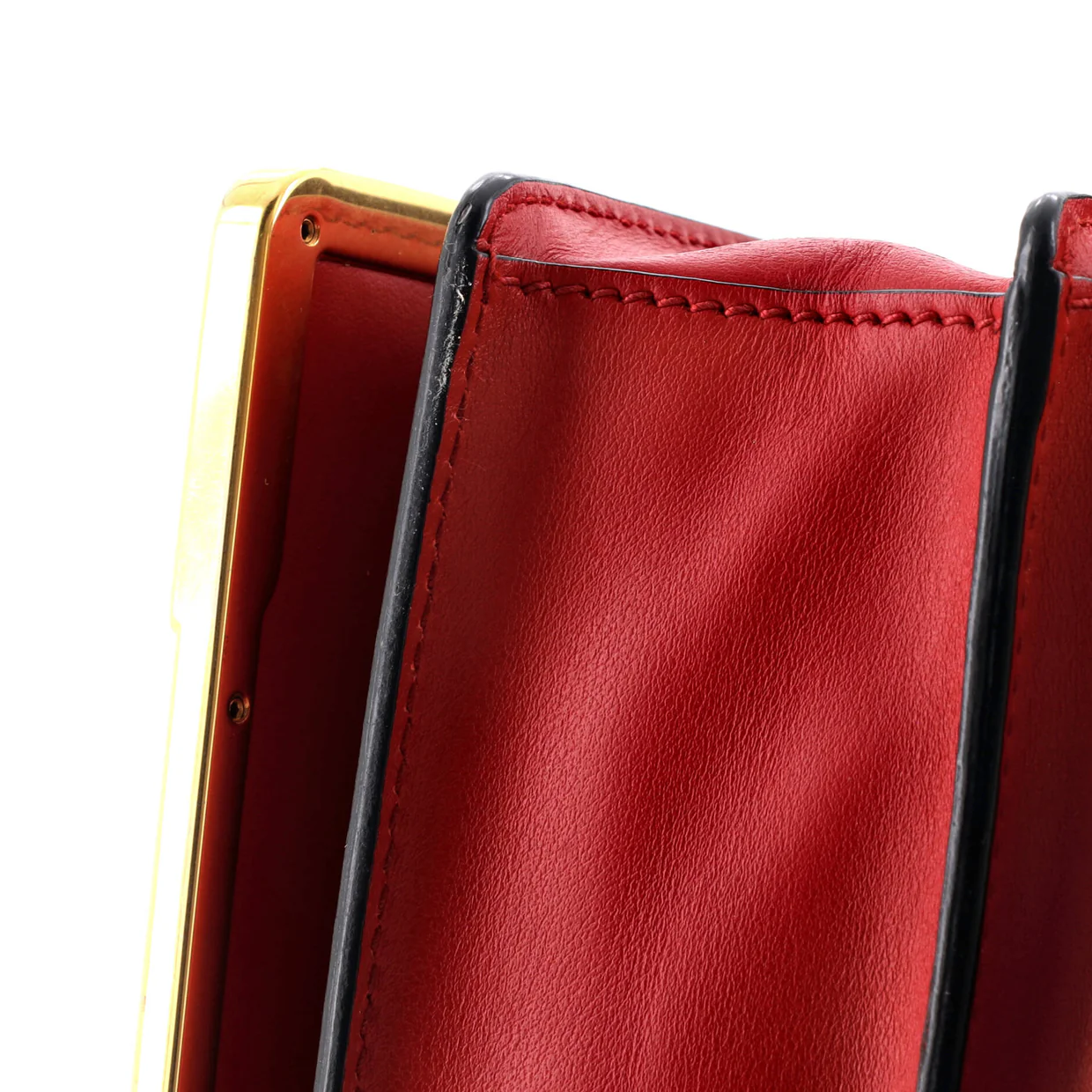 Cahier Chain Crossbody Bag City Calf and Saffiano Small - Deep Luxury