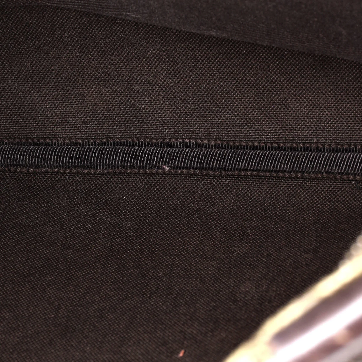 Zip Top Messenger Bag GG Coated Canvas Large - Deep Luxury
