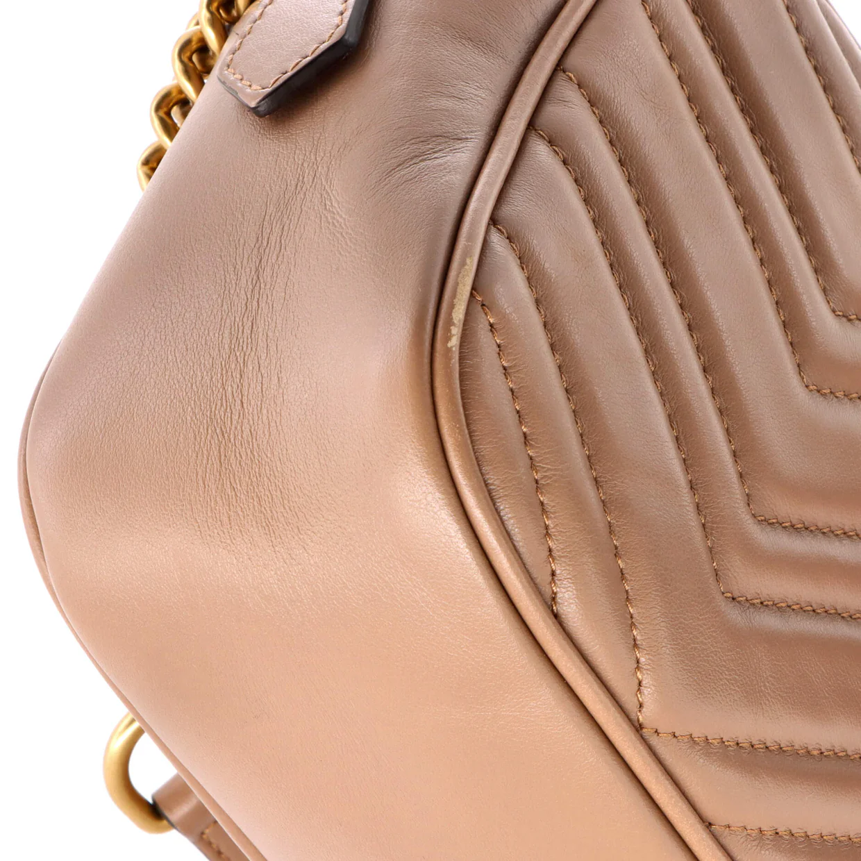 GG Marmont Shoulder Bag Matelasse Leather Small - Deep Luxury