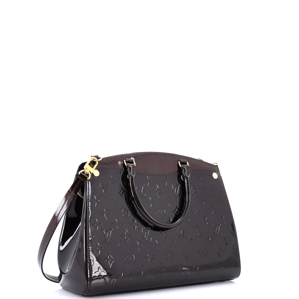 Brea NM Handbag Monogram Vernis MM - Deep Luxury