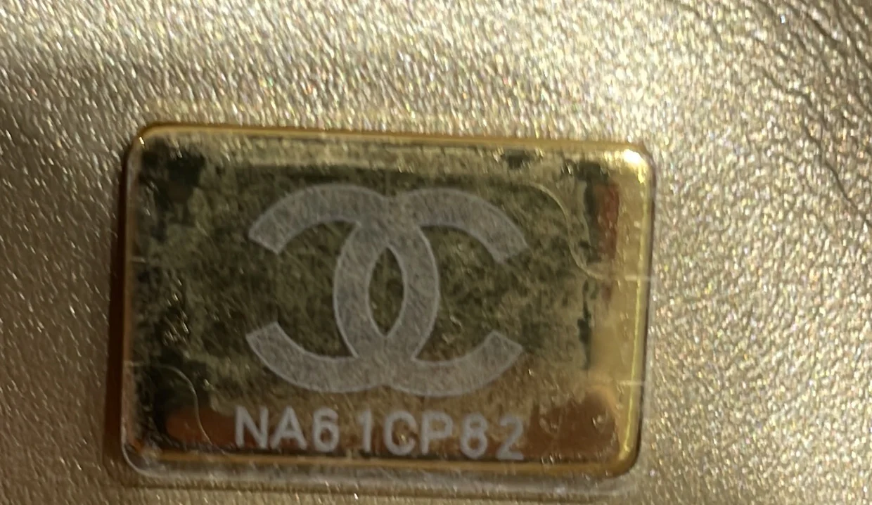 CC Pearl Chain Square Flap Bag Quilted Lambskin Mini - Deep Luxury