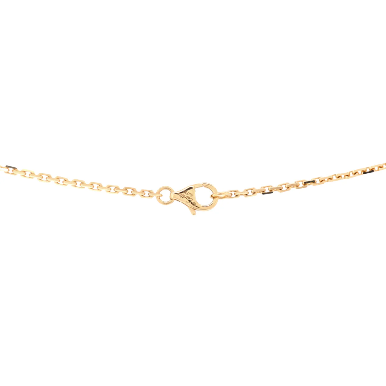 Love Interlocking Necklace 18K Yellow Gold and Diamonds - Deep Luxury