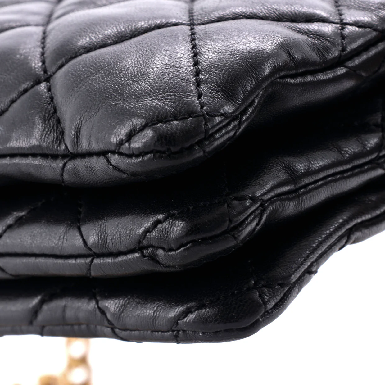 All Slide Long Flap Bag Quilted Lambskin Medium - Deep Luxury