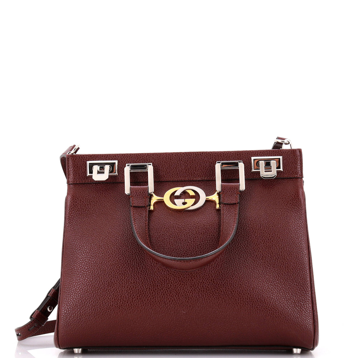 Zumi Top Handle Bag Leather Small - Deep Luxury