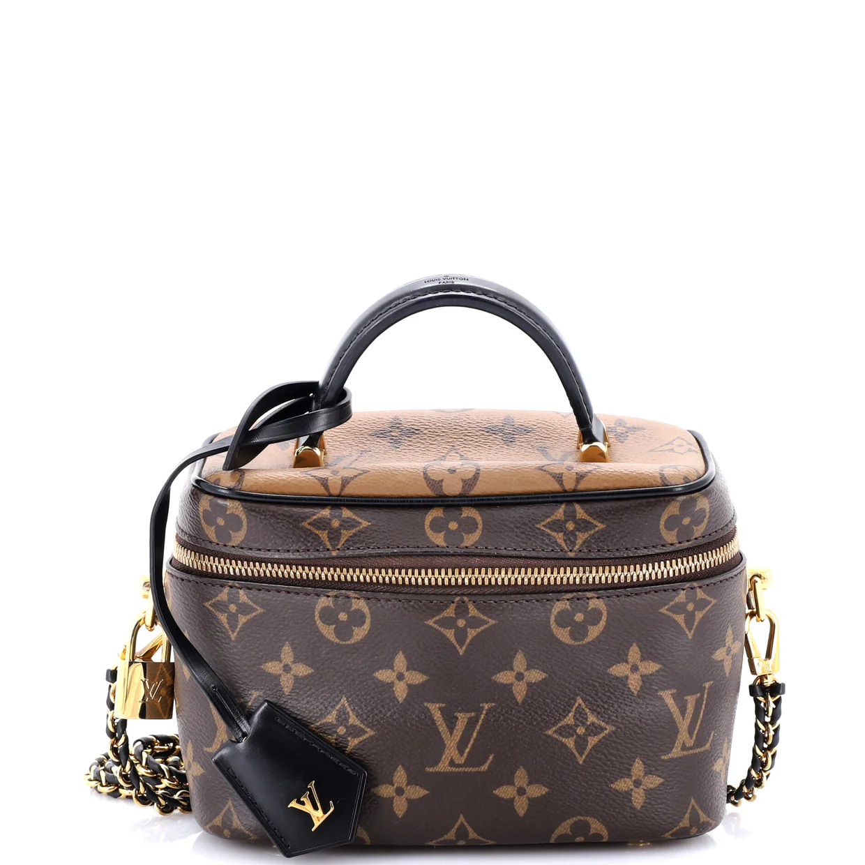 Vanity Handbag Reverse Monogram Canvas PM - Deep Luxury
