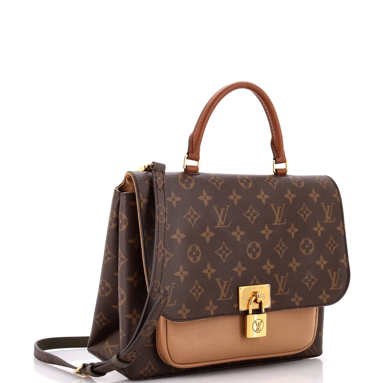 Marignan Handbag Monogram Canvas with Leather - Deep Luxury