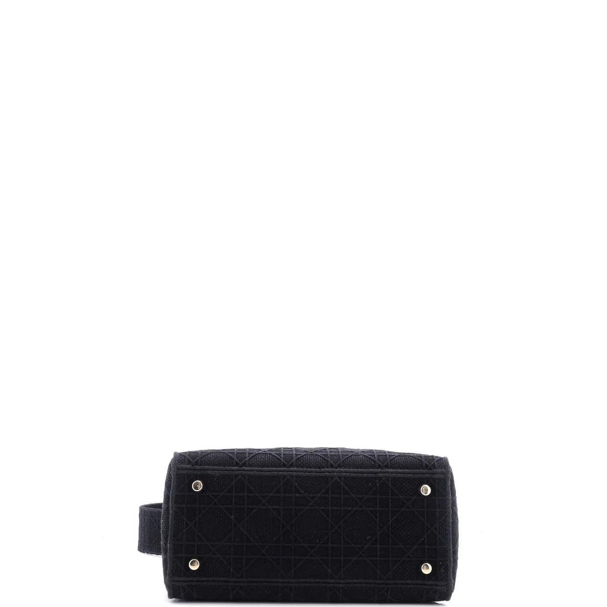 Lady D-Lite Bag Cannage Embroidered Canvas Medium - Deep Luxury