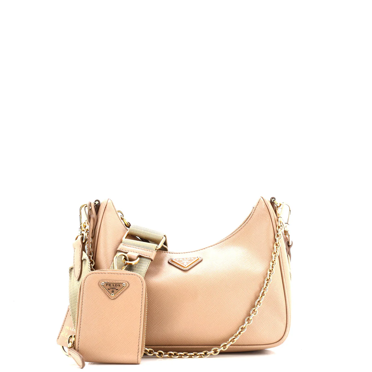Re-Edition 2005 Shoulder Bag Saffiano Leather Small - Deep Luxury